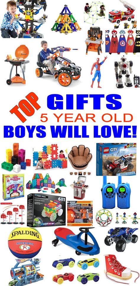 Birthday gifts for boys age 5. Top Gifts 5 Year Old Boys Want | Christmas presents for 5 ...