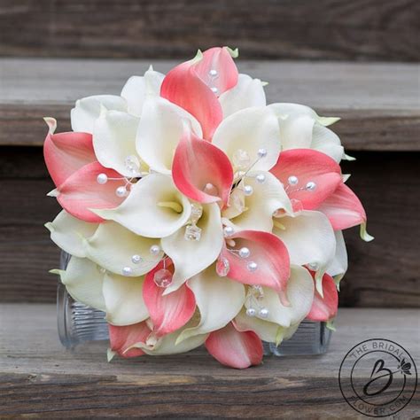 Calla Lily Wedding Bouquet Calla Lilly Bouquet Coral And