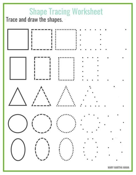 Fun Tracing Worksheets For Kids Free Preschool Printable