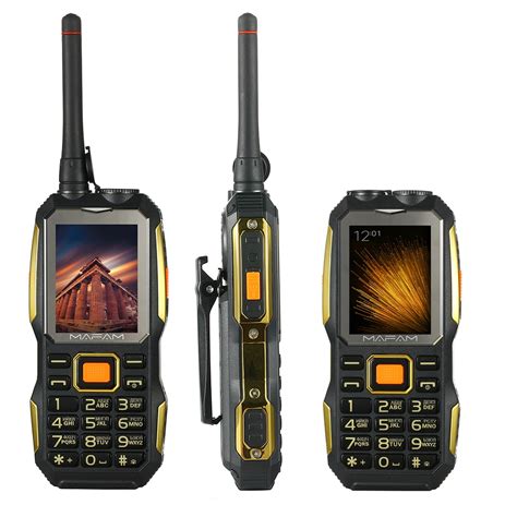 Mafam Shockproof Rugged Outdoor Uhf Walkie Talkie Senior Mobile Phone