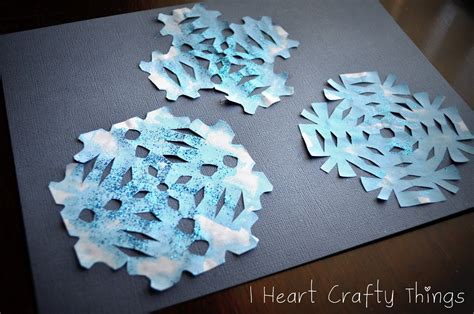 Snowflake Prints I Heart Crafty Things