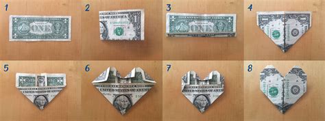 How To Fold A One Dollar Bill Into A Heart Ventarticle