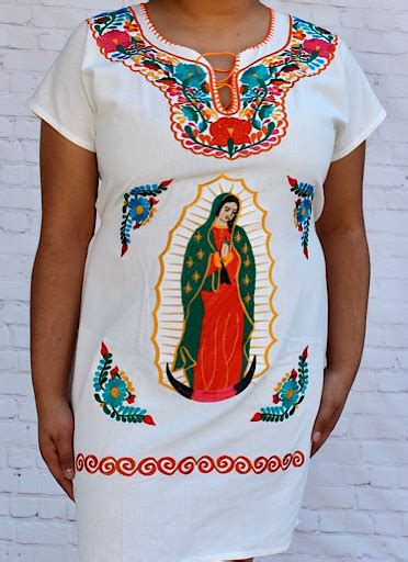 xl virgen de guadalupe mexican dress authentic mexican clothing mexican dresses mexican