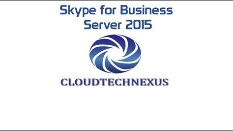 Skype For Business Server 2015 Setup Video 03 YouTube