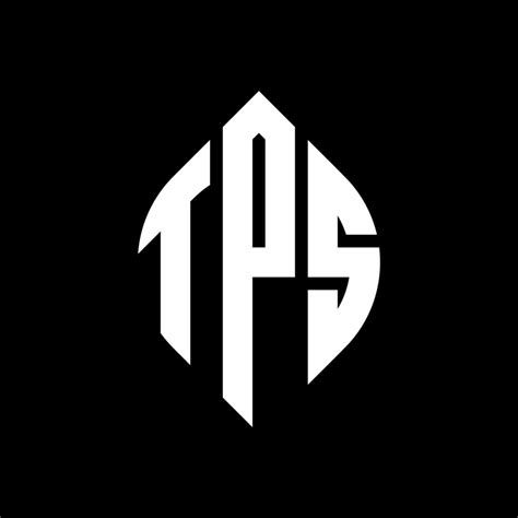 Diseño De Logotipo De Letra De Círculo Tps Con Forma De Círculo Y