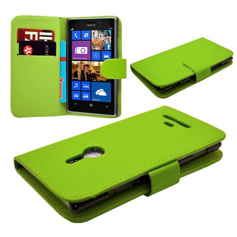 New 6 Colour Wallet Book Flip Mobile Phone Case Cover For Nokia Lumia