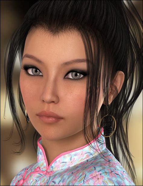 Yumi For Mei Lin 6 3d Models For Poser And Daz Studio