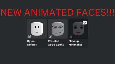New Roblox Animated Faces And How To Get Them Youtube