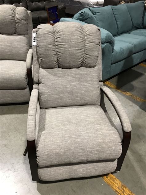 Lazy Boy Grey Upholstered Rocker Recliner Able Auctions