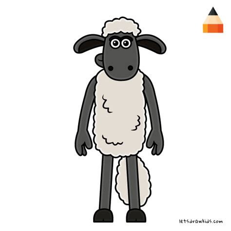 Shaun The Sheep Drawing Free Download On Clipartmag