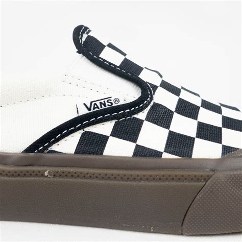 Vans Bmx Slip On Pro Shoes Checkerboard Black Dark Gum Remix Casuals
