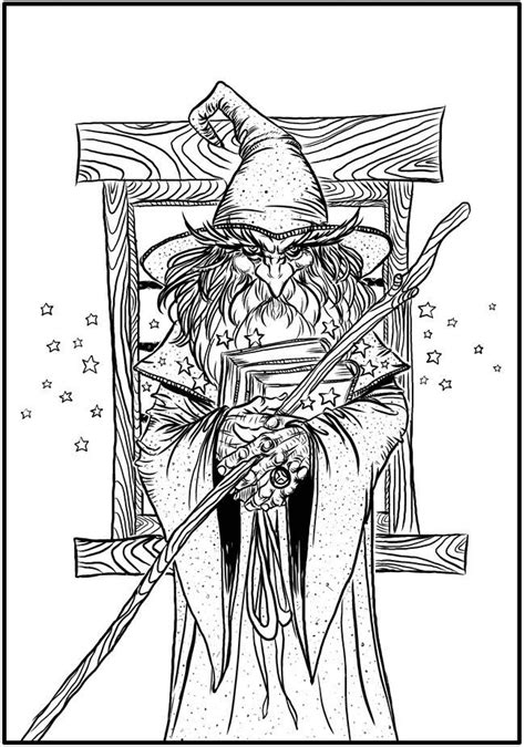 Download Wizard Coloring Page Coloring Books Coloring Pages Coloring Book Pages