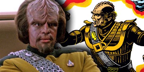 Star Trek Worf Was Not Starfleets First Klingon Officer