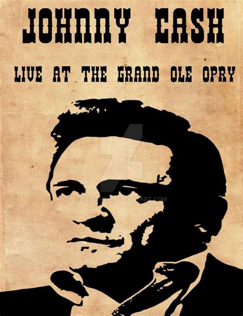 Johnny Cash Poster By Desithen On Deviantart