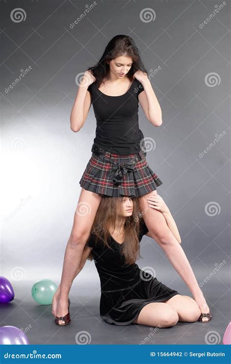 Deux Filles Sexy Photo Stock Image Du Adulte Dame Amour