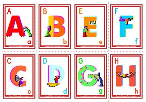 Alphabet Flashcards Uppercase Alphabet Aussie Childcare Network