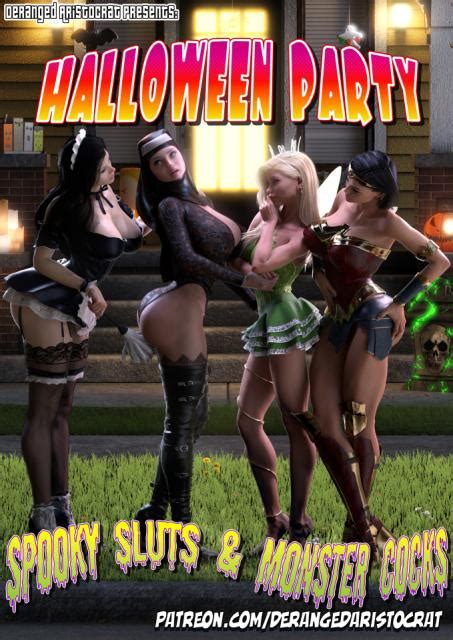 Derangedaristocrat Halloween Party Spooky Sluts And Monster Cocks