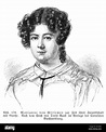MARIANNE VON WILLEMER friend of Goethe Date: 1784 - 1860 Stock Photo ...