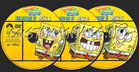 Spongebob Squarepants Season 5 Dvd Label Dvd Covers
