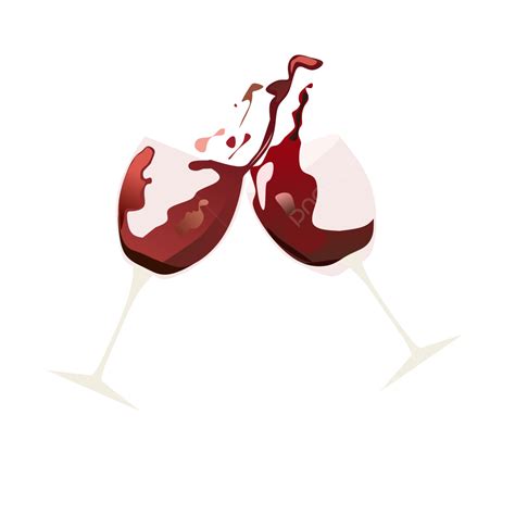 Red Wine Cheers Vector Design Images Cheers Of Goblet Red Wine Glasses