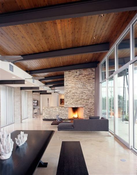 Wooden ceilings have long been regarded as the elite choice for ceiling design, due to their infinite coffered and patterned or horizontally planked, the wood ceiling adapts to any home and interior. 51 Cozy Wood Ceiling Ideas To Warm Up Your Space - Shelterness