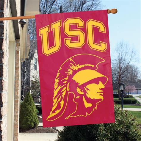 Party Animal Usc Trojans Applique Banner Flag Trojan Afusct The Home
