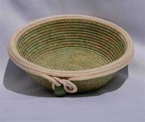 Rope Bowl Instructions Rolled Rim Bowl Pdf Clothesline Method By