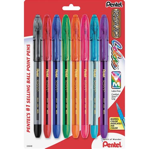 Pentel Rsvp Multi Pack Stick Ballpoint Pens