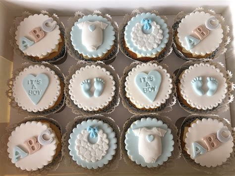 Baby Boy Cupcakes By Dawn Cupcakes For Boys Baby Boy Cupcakes Cupcakes