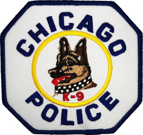 Chicago Police Canine K9 Unit Shoulder Patch Chicago Cop Shop
