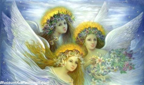 Angel Oil Paintings All The Angels In Heaven Are Wishing