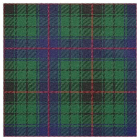 Clan Davidson Scottish Tartan Plaid Fabric Zazzleca