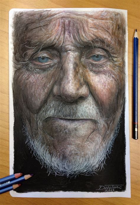 This Portrait Is Made By Layering Colours The Layering Of 3 Or 4
