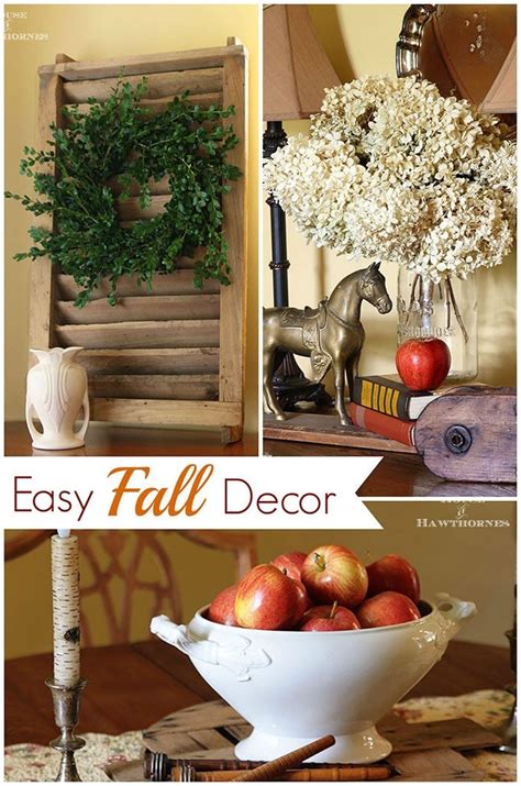 Vinyl or laminate flooring can make any kitchen or bathroom look dirty and cheap. Inexpensive Fall Centerpiece - House of Hawthornes