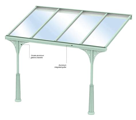 Lean to Glass Roof from Canopies.ie - Canopies and Veranda Systems Ireland