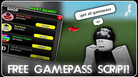 Op Gamepass Tools Giver Script Works In Many Games Roblox