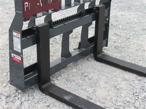 Severe Duty Pallet Fork Frame With 60″ 5500 Pound Pallet Forks Skid
