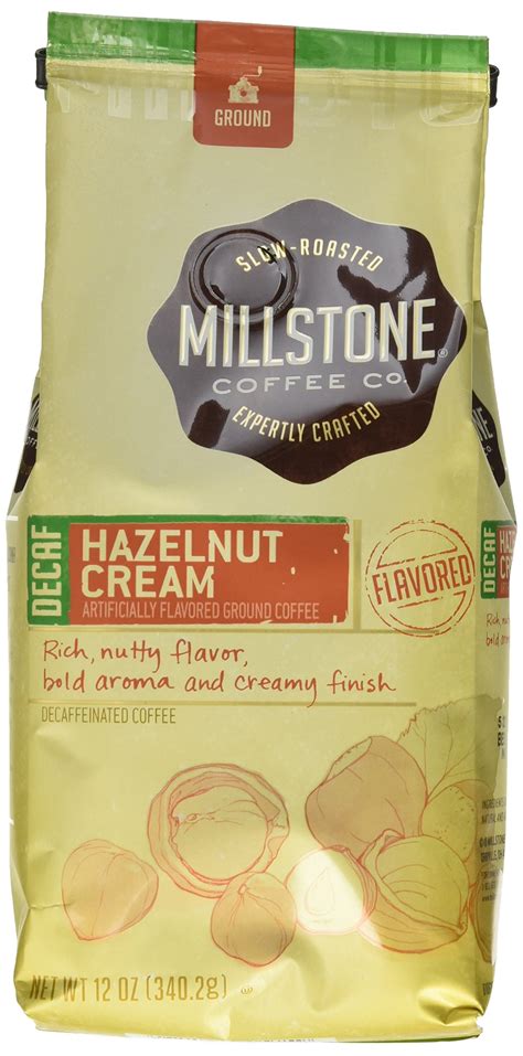 Millstone Hazelnut Cream Decaf Ground Coffee Ounce Packages Pack Of