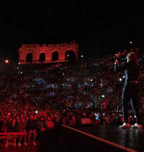 La cantante è tornata, dopo due anni dall'ultimo live per festeggiare gli oltre quarant'anni di carriera e dopo un anno da amiche in arena, nella suggestiva cornice dell'arena di verona. Fiorella Mannoia festeggia la sua tv all'Arena di Verona