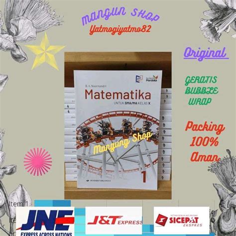 Jual Buku Matematika Kelas X 10 Sma Kurikulum Merdeka Erlangga Di