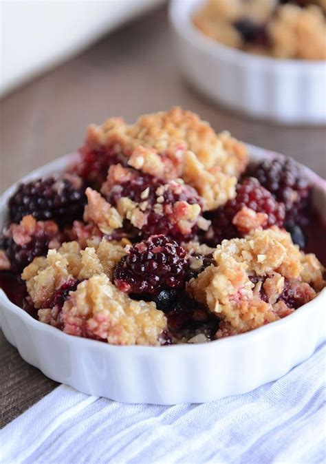 The Best Blackberry Crisp Can Use Other Berries Too My Kitchen