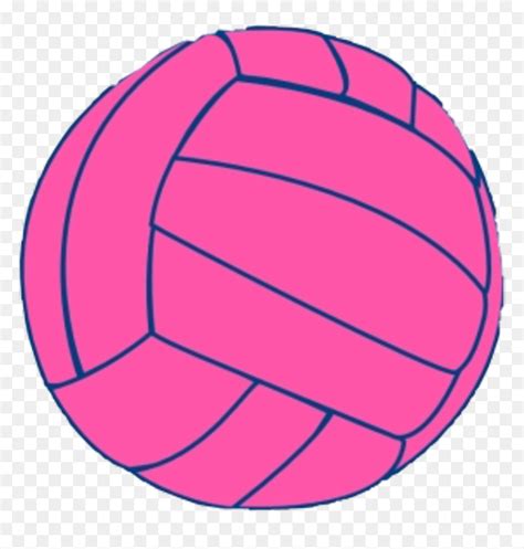 Pink Ball Volleyball Art Icon Aesthetic Tumblr Netball Png