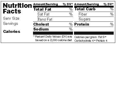 Look no further as in this article we are talking about how to use nutritional yeast and why you should! Blank Horizontal Nutrition Label | Nutrition facts label ...