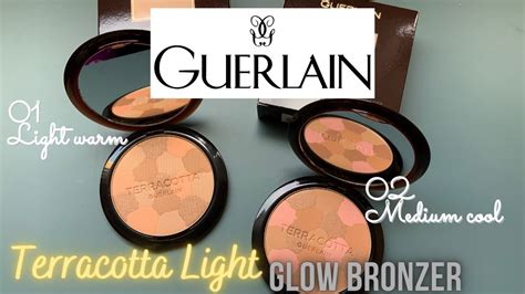 Guerlain Terracotta Light Healthy Glow Bronzer 01 Light Wam And 02 Medium Cool Swatches Youtube