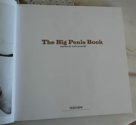 The Big Penis Book Taschen Ebay