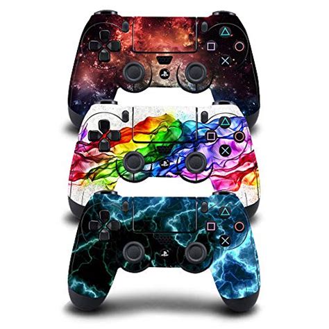 Eseeking 3pcs Whole Body Vinyl Sticker Decal Cover Skin For Ps4