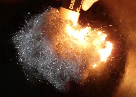 Combustion Reaction Burning Steel Wool Teaching Science With Lynda R