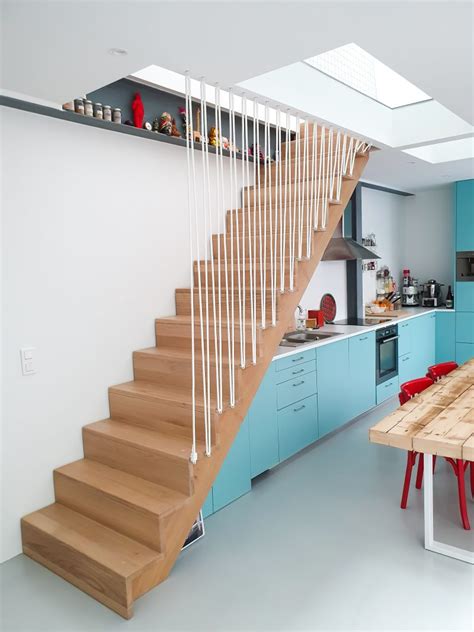 Amazing Space Saving Kitchen Design Ideas Under The Stairs