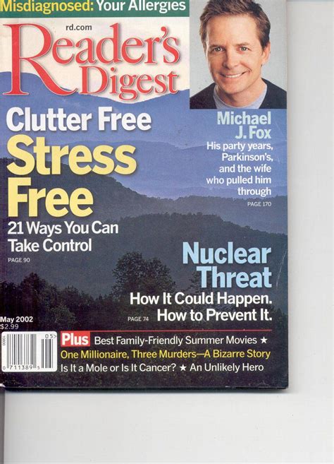 Readers Digest- May 2002 | Readers digest, Reader's digest 