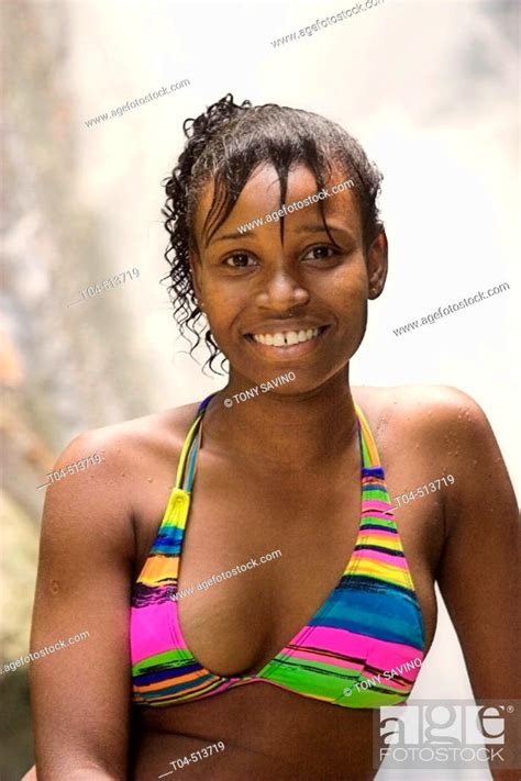 Jamaican Woman Negril Jamaica Stock Photo Picture And Rights